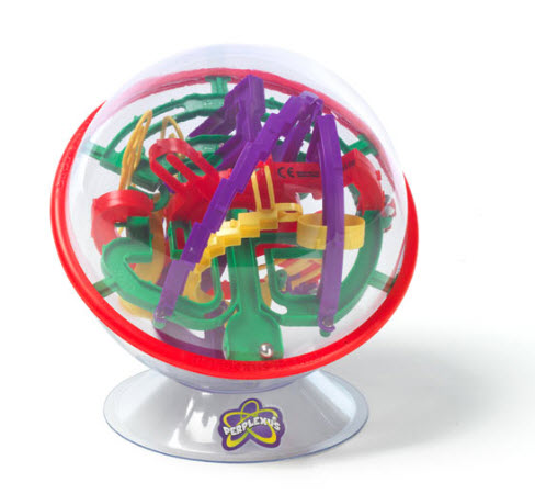 Jeu Perplexus Rookie Original, Labyrinthe 3D dans une sphère, Diamètre 15cm  - Label Emmaüs