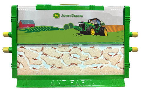 John Deere Ant Farm by Uncle Milton Live Insect Bug Sand Habitat 