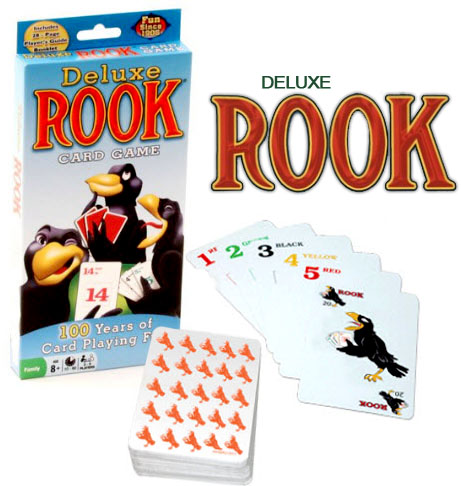Deluxe Rook Players Edition Family Classic Card Game Rules Rook Book Score Pad